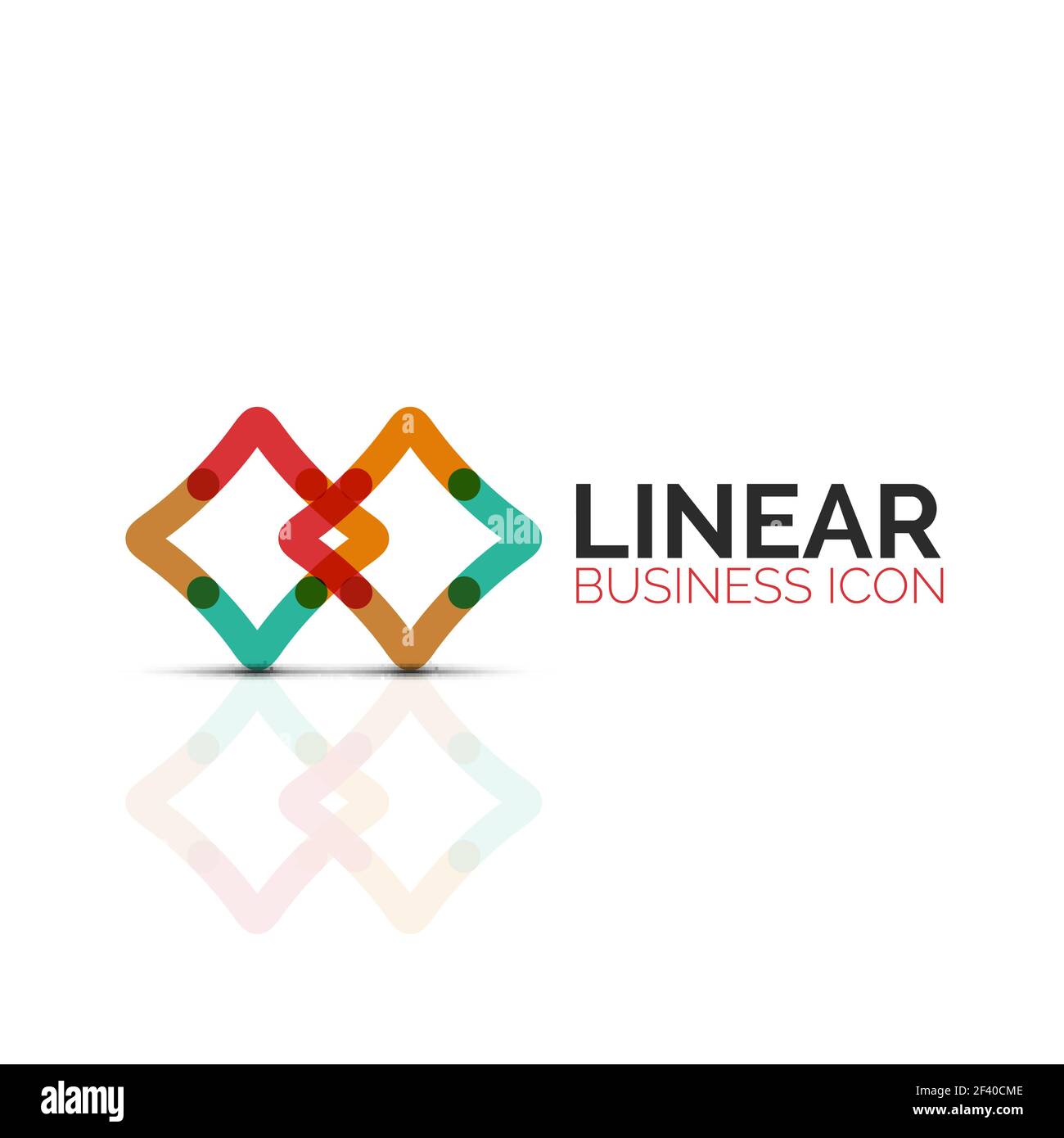 Abstrakte Blume oder Sterne minimalistisch lineare Symbol, dünne Linie geometrische Flachbild Symbol für Business Icon Design, abstrakte oder Emblem. Abstrakte Blume oder Sterne minimalistisch lineare Symbol, dünne Linie geometrische Flachbild Symbol für Business Icon Design, abstrakte oder Emblem. Vector Illustration isoliert auf Weiss mit farbigen Segmente erstellt Stock Vektor