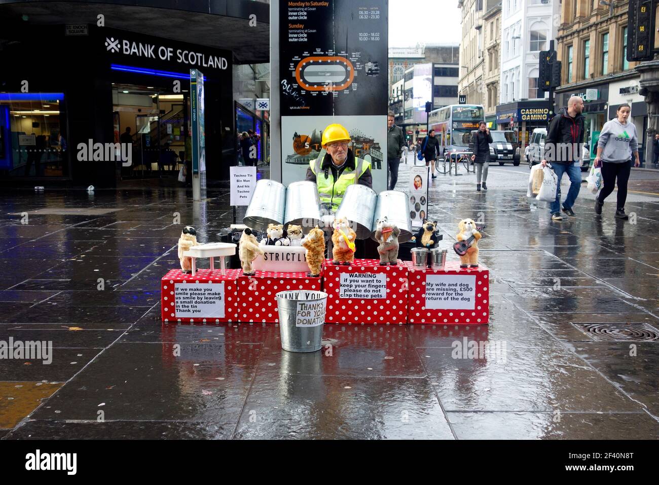 Argyle Street, Glasgow, Schottland, Großbritannien Stockfoto