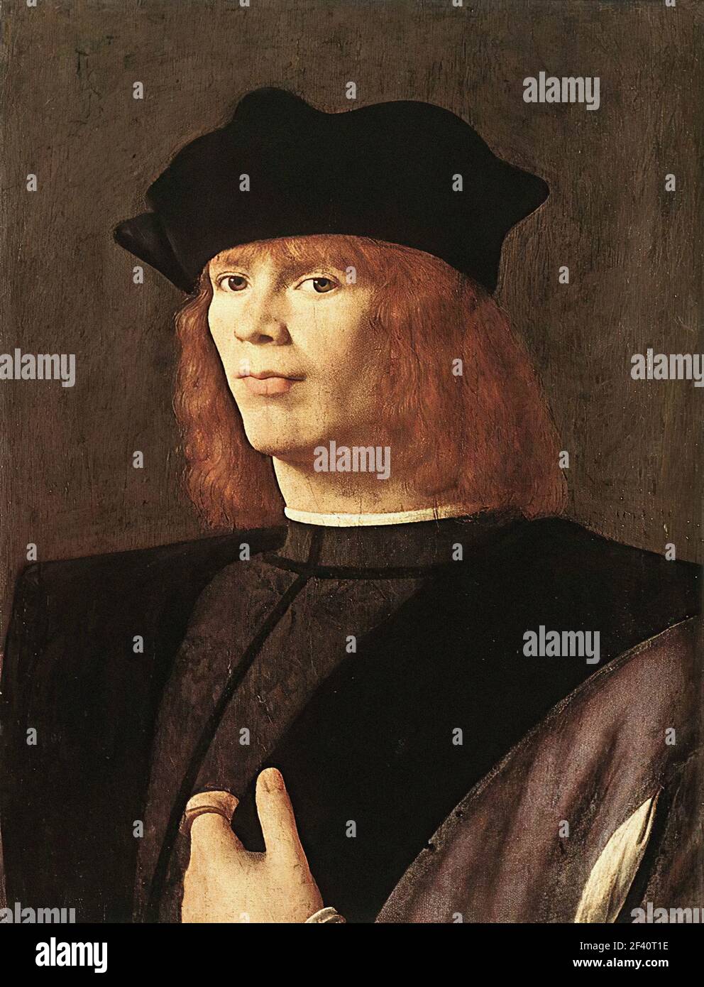 Andrea Solari - Portrait man 1 C 1500 Stockfoto