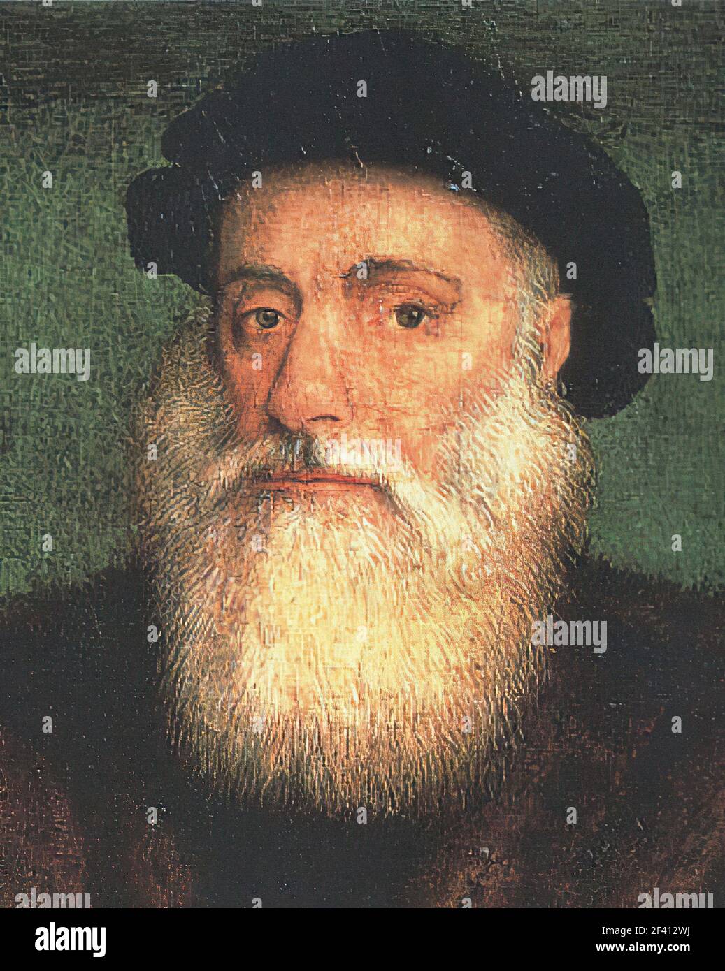 Gregório Lopes (c. 1490 – 1550) - Porträt Vasco Gama 1524 Stockfoto