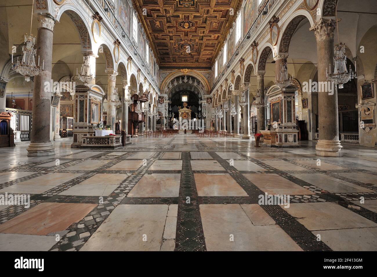 Italien, Rom, Kirche Santa Maria in Ara Coeli Stockfoto