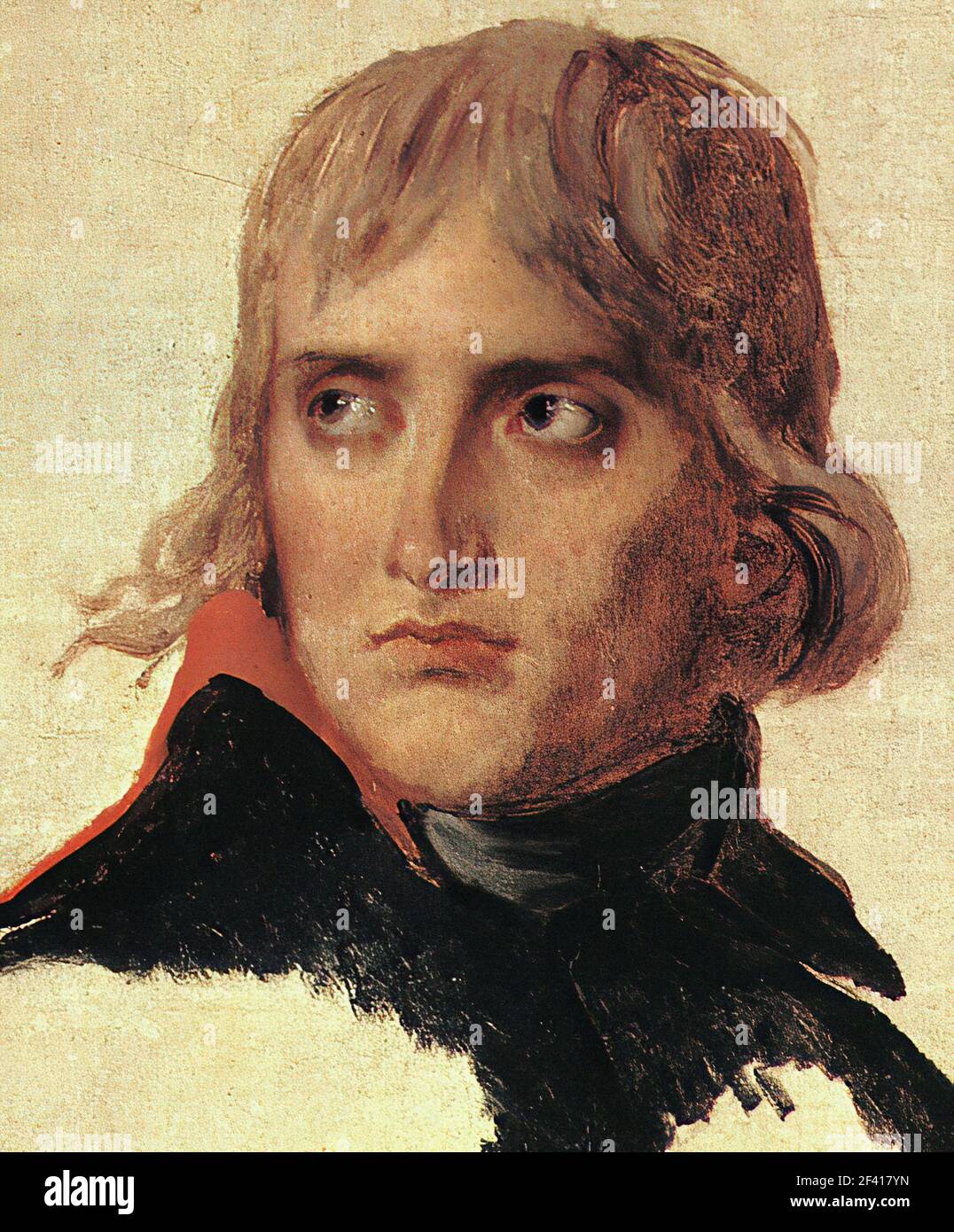 Jacques-Louis David - Bonaparte 1798 Stockfoto