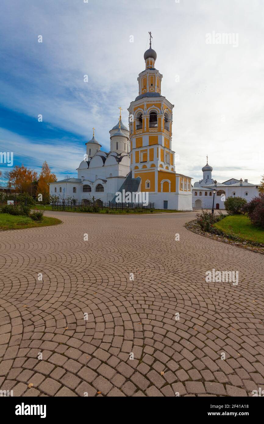 Spasski-Kathedrale des Spaso-Prilutski Klosters in Wologda, Russland Stockfoto