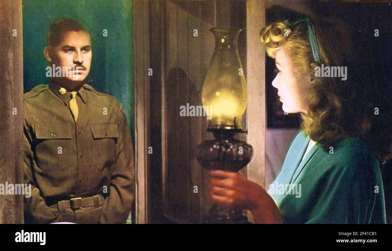 Eine GLOCKE FÜR ADANO 1945 20th Century Fox Film mit Gene Tierney und John Hodiak Stockfoto