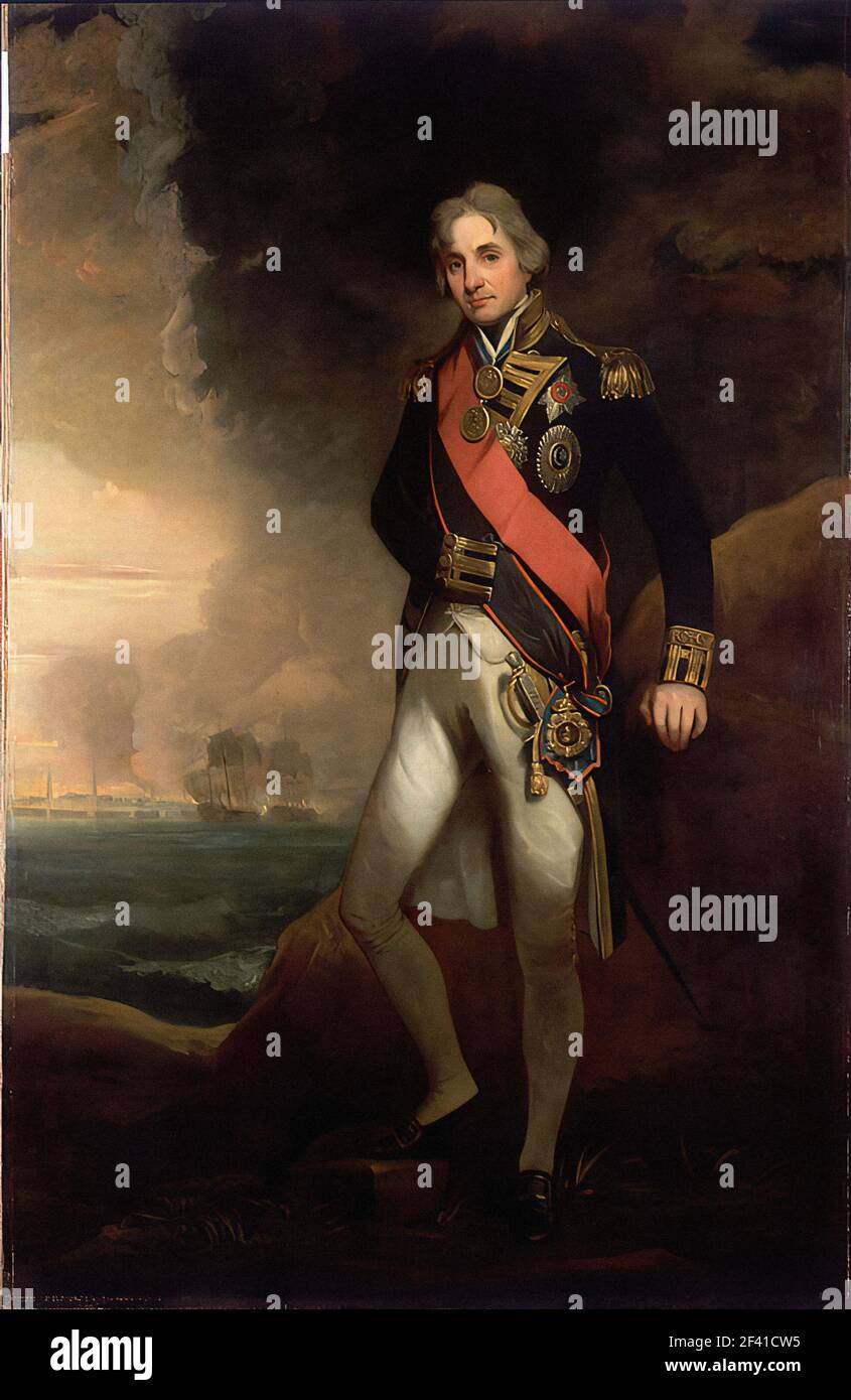 John Hoppner - Konteradmiral Sir Horatio Nelson 1800 Stockfoto