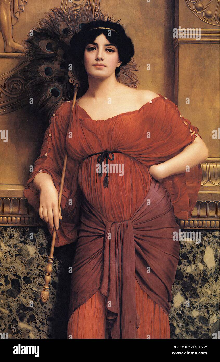 John William Godward - Roman Matron 1905 Stockfoto