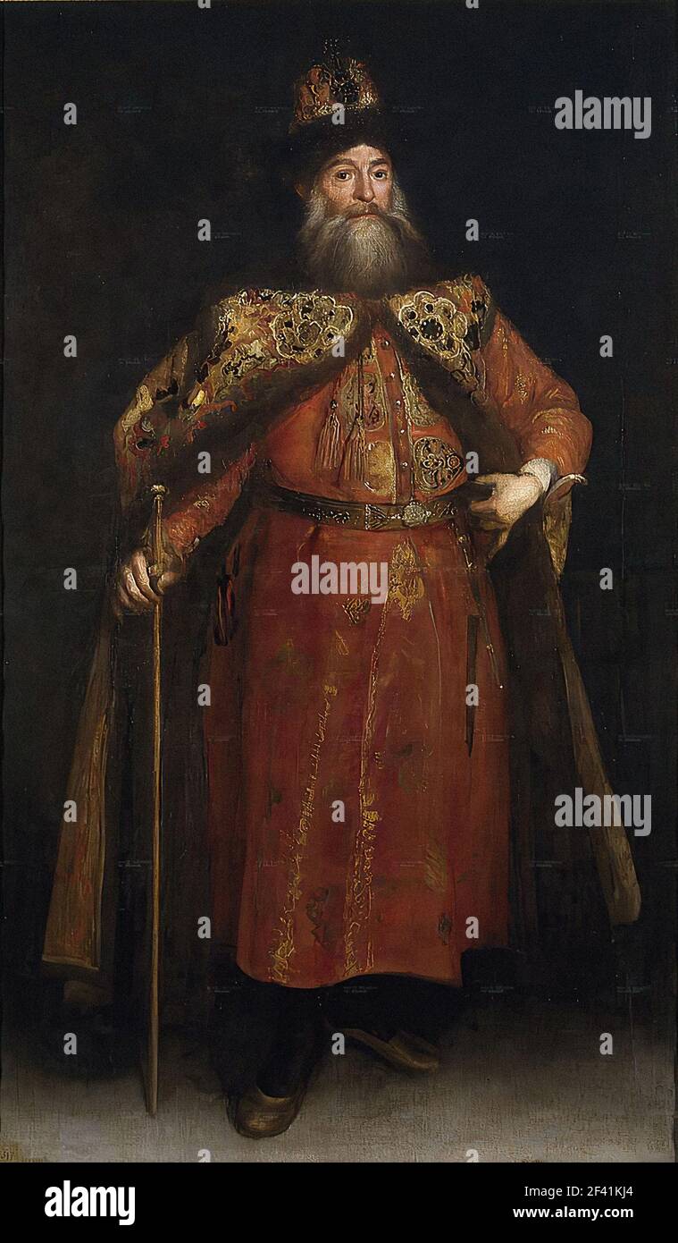 Luis Miranda - El Embajador Rusi Peter Ivanovich Potemkin 1682 Stockfoto