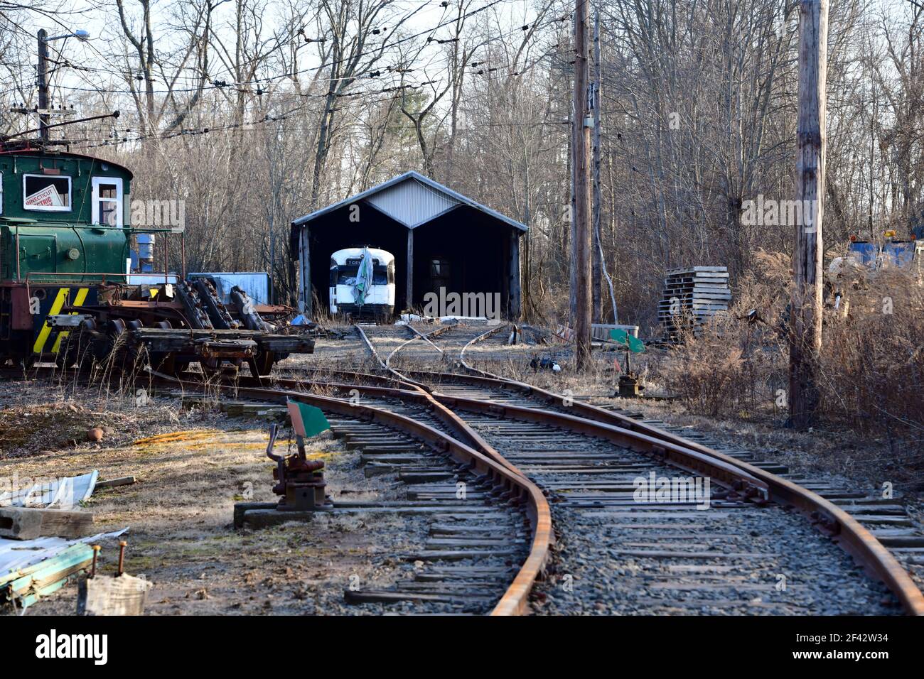 Trolley-Bits Stockfoto