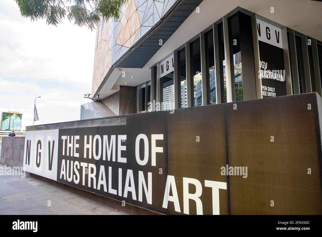 NGV National Gallery Victoria Art im Stadtzentrum von Melbourne, Victoria, Australien Stockfoto