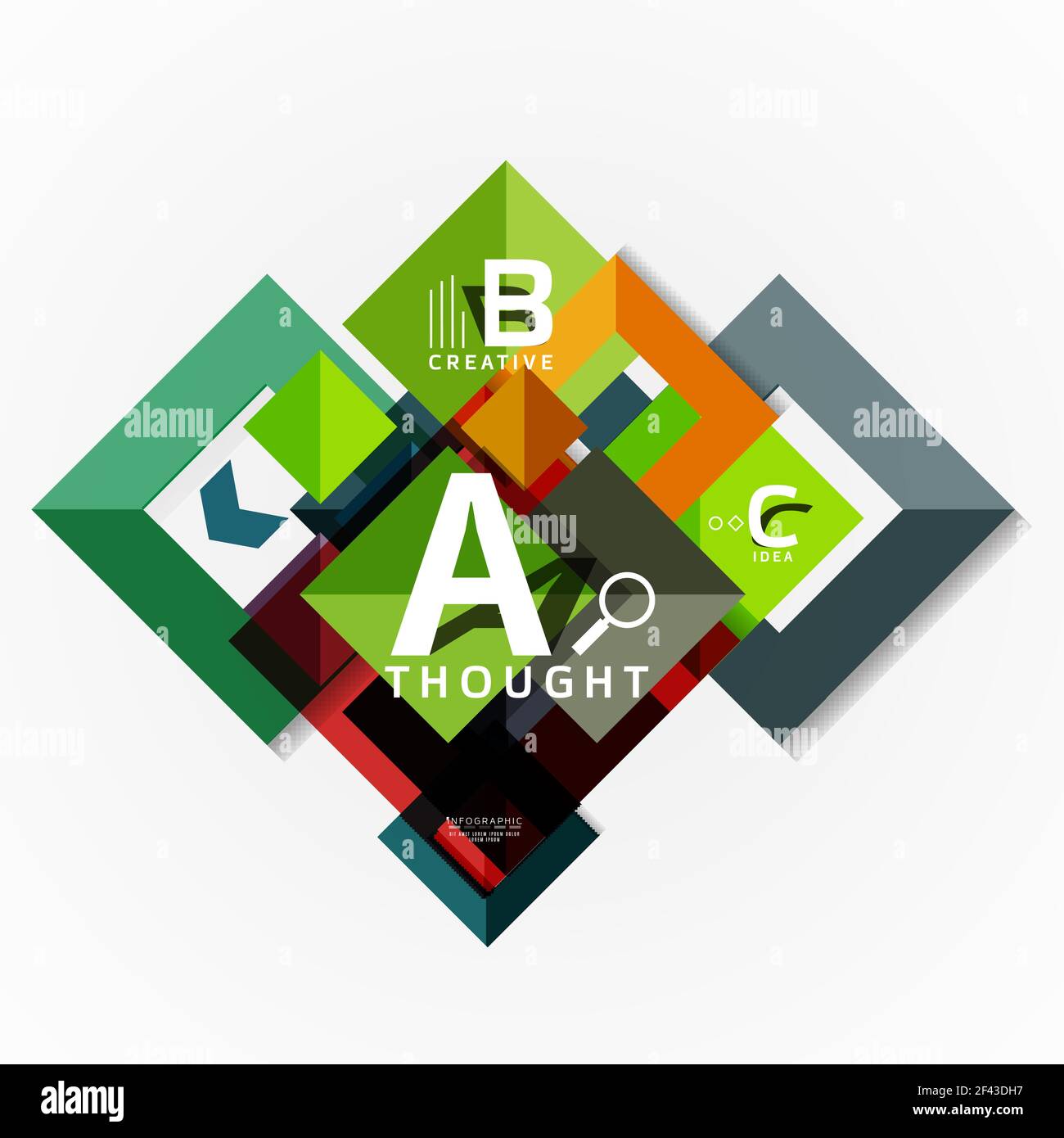 Papier Infografik Banner-Vorlage mit a b c Optionen, Infografiken Elemente. Papier Infografik Banner-Vorlage mit a b c Optionen, Infografiken Elemente. Vektorgrafik Stock Vektor