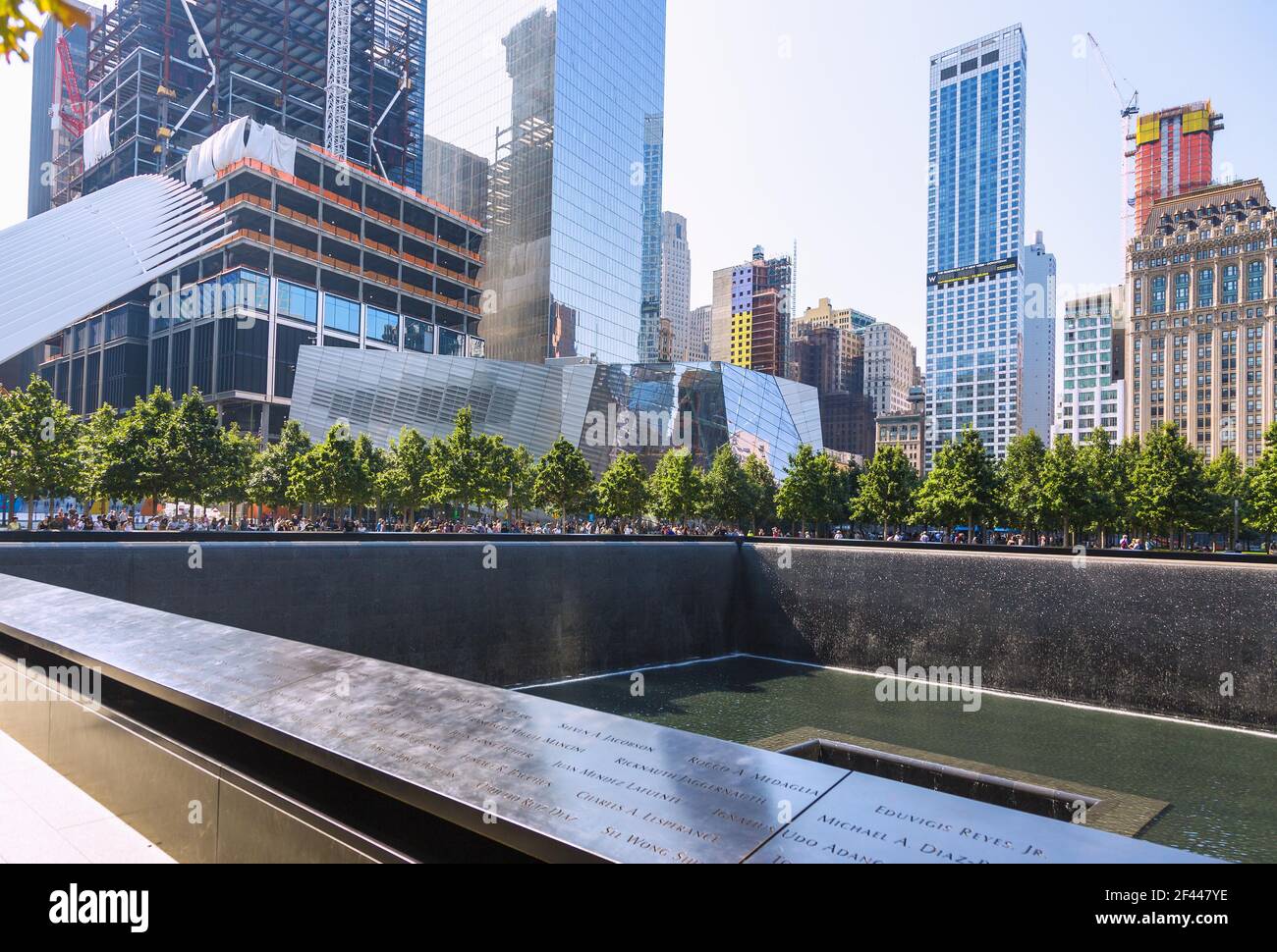 Geographie / Reisen, USA, New York, New York City, Manhattan, World Trade Center Site, national Septemb, Additional-Rights-Clearance-Info-not-available Stockfoto