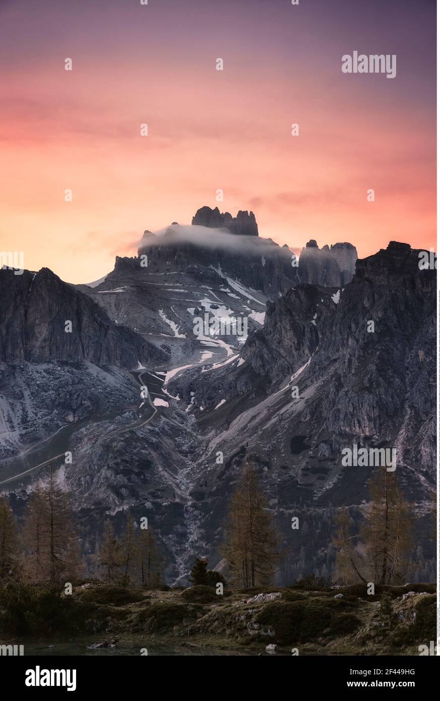 Geographie / Reisen, Italien, Alpen, Dolomiten, Sommer, Lago di Limedes, Additional-Rights-Clearance-Info-not-available Stockfoto