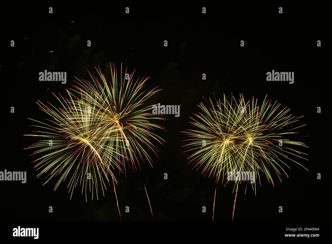 Großartiges Feuerwerk Stockfoto
