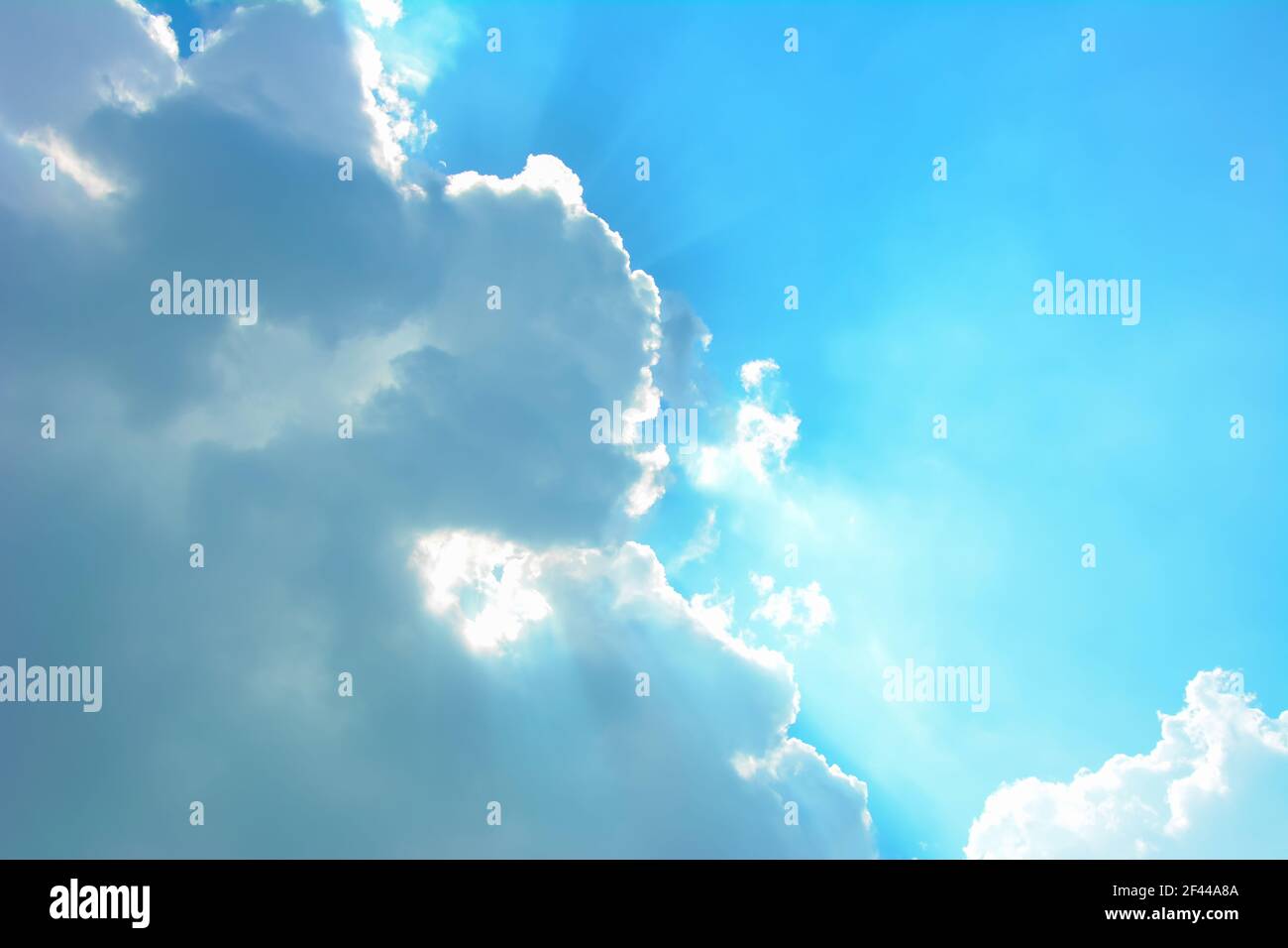 Himmel und Wolken Stockfoto