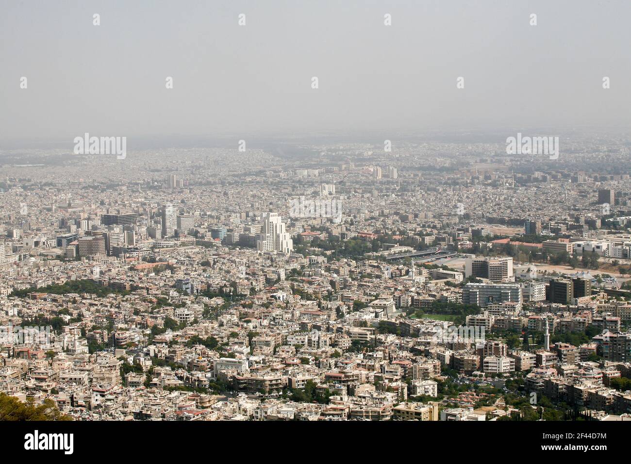 Damaskus, Syrien - August 04,2010 : Syrien vor dem Krieg. Gesamtansicht der stadt damaskus Stockfoto