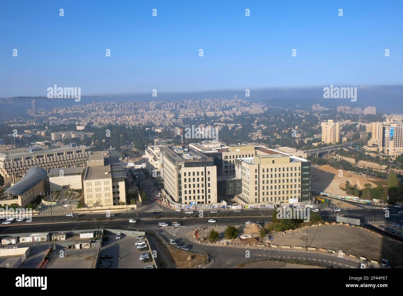 Jerusalem, Israel modernes Stadtbild Stockfoto