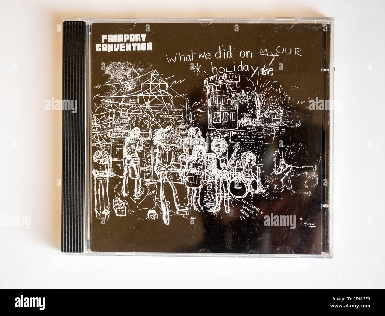 CD, What We did on Our Holidays von der britischen Folk-Rock-Band Fairport Convention; das Originalalbum wurde 1969 veröffentlicht. Stockfoto