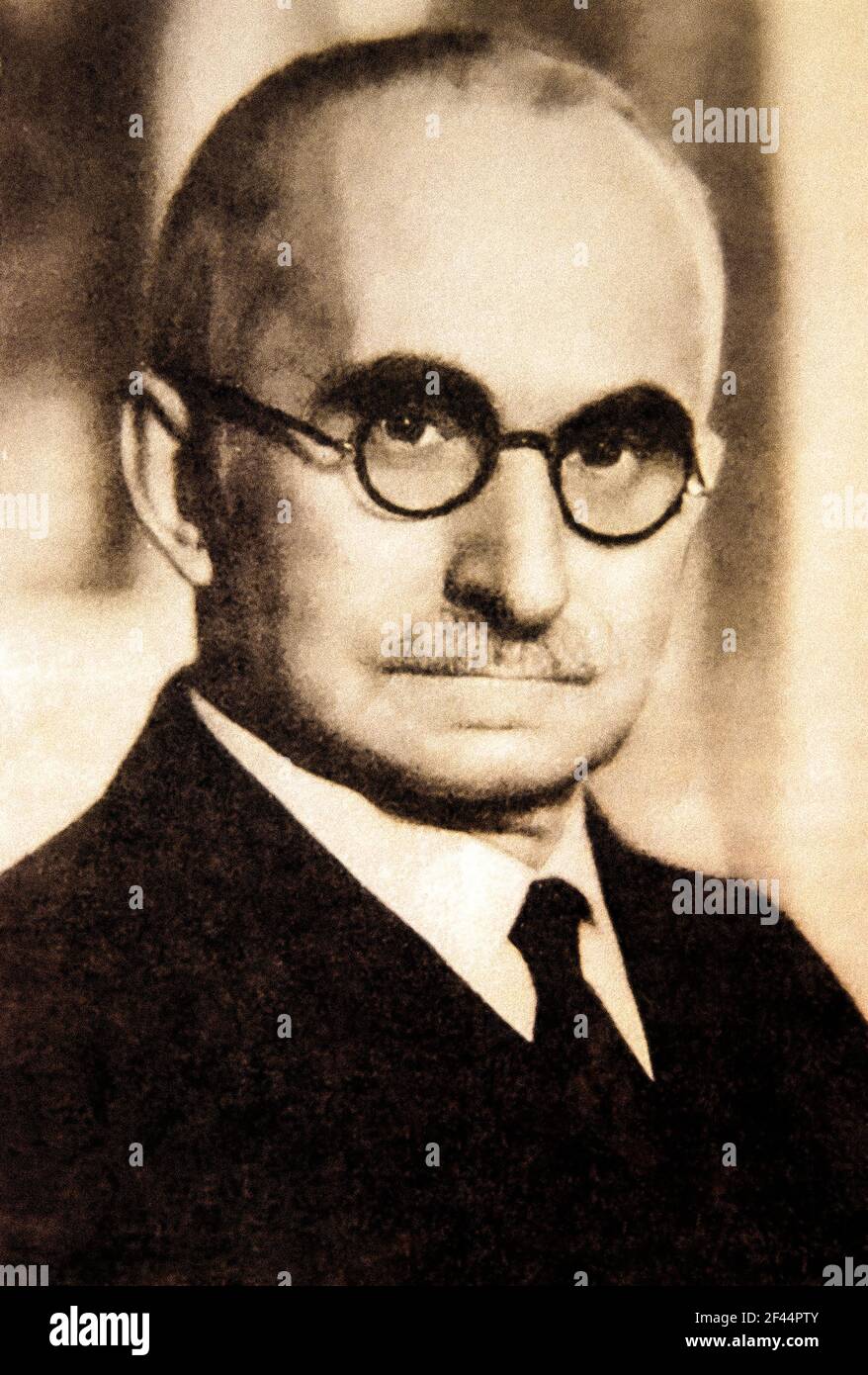 Luigi Numa Lorenzo Einaudi (Carrù, 24th. März 1874 – Roma, 30th. Oktober 1961) - Stockfoto