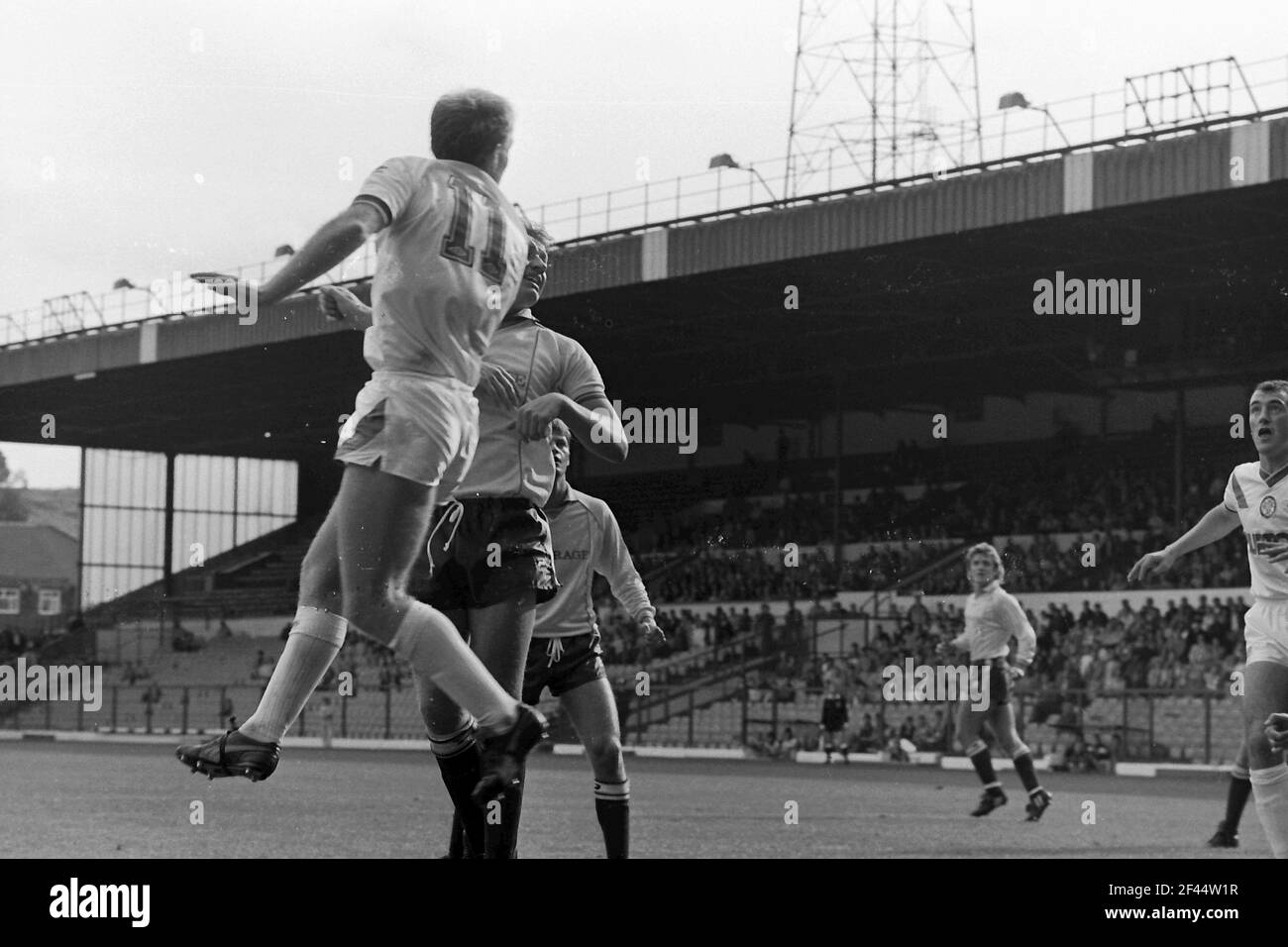 Leeds United / Reading September 1986 Stockfoto