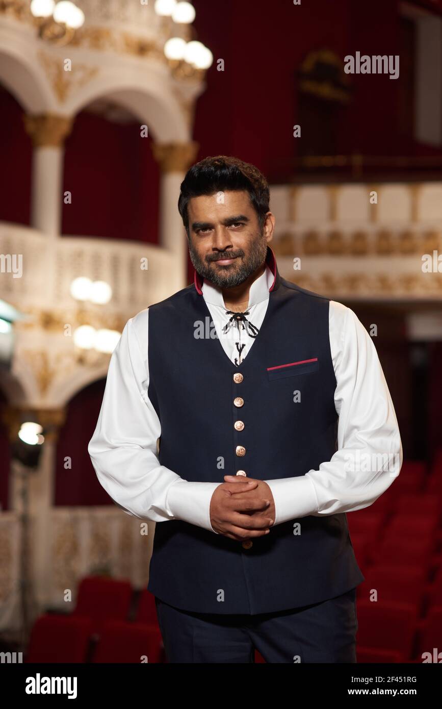 R Madhavan am Royal Opera House Stockfoto