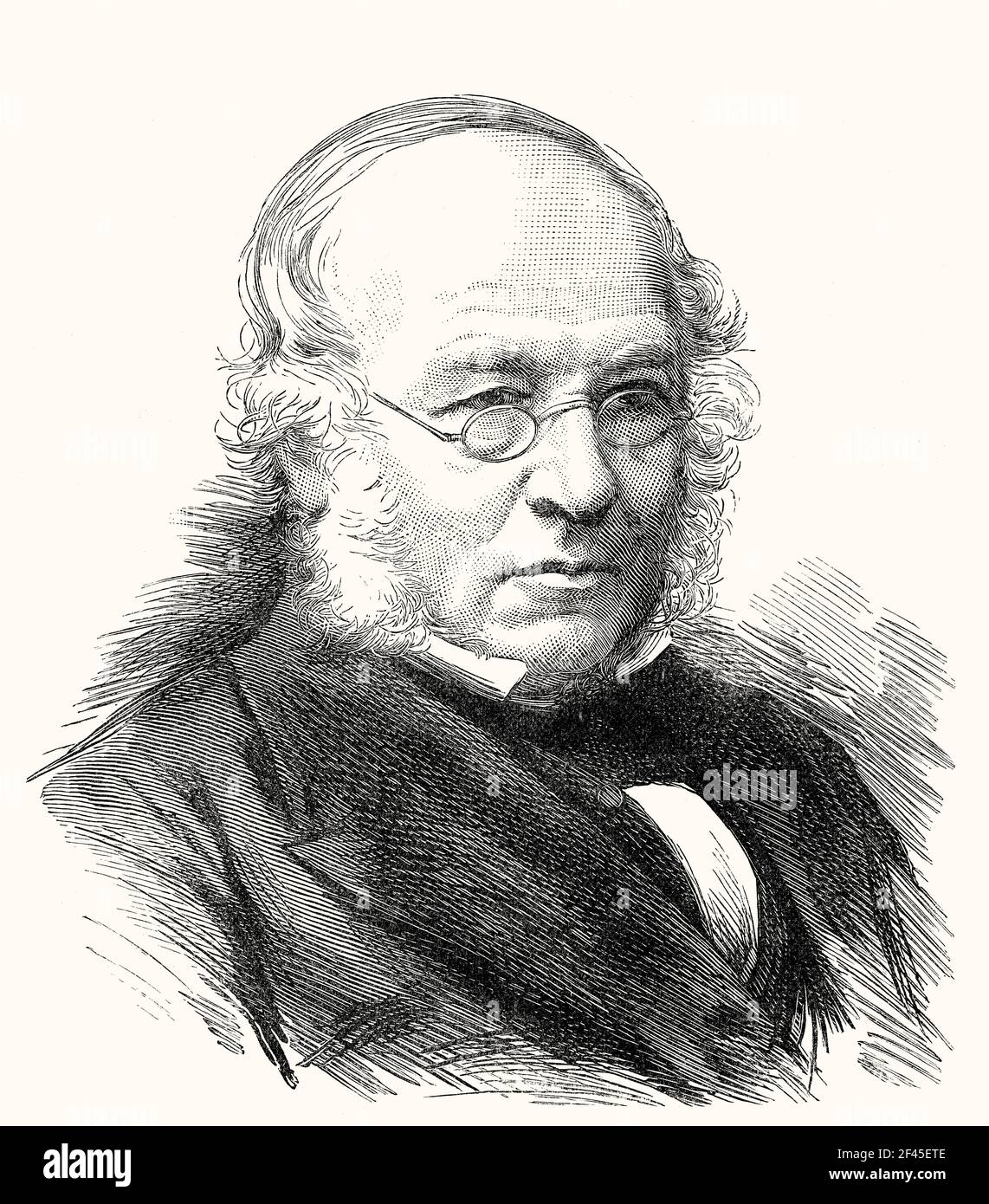 Sir Rowland Hill, 1795-1879, englischer Lehrer, Erfinder und Sozialreformer Stockfoto