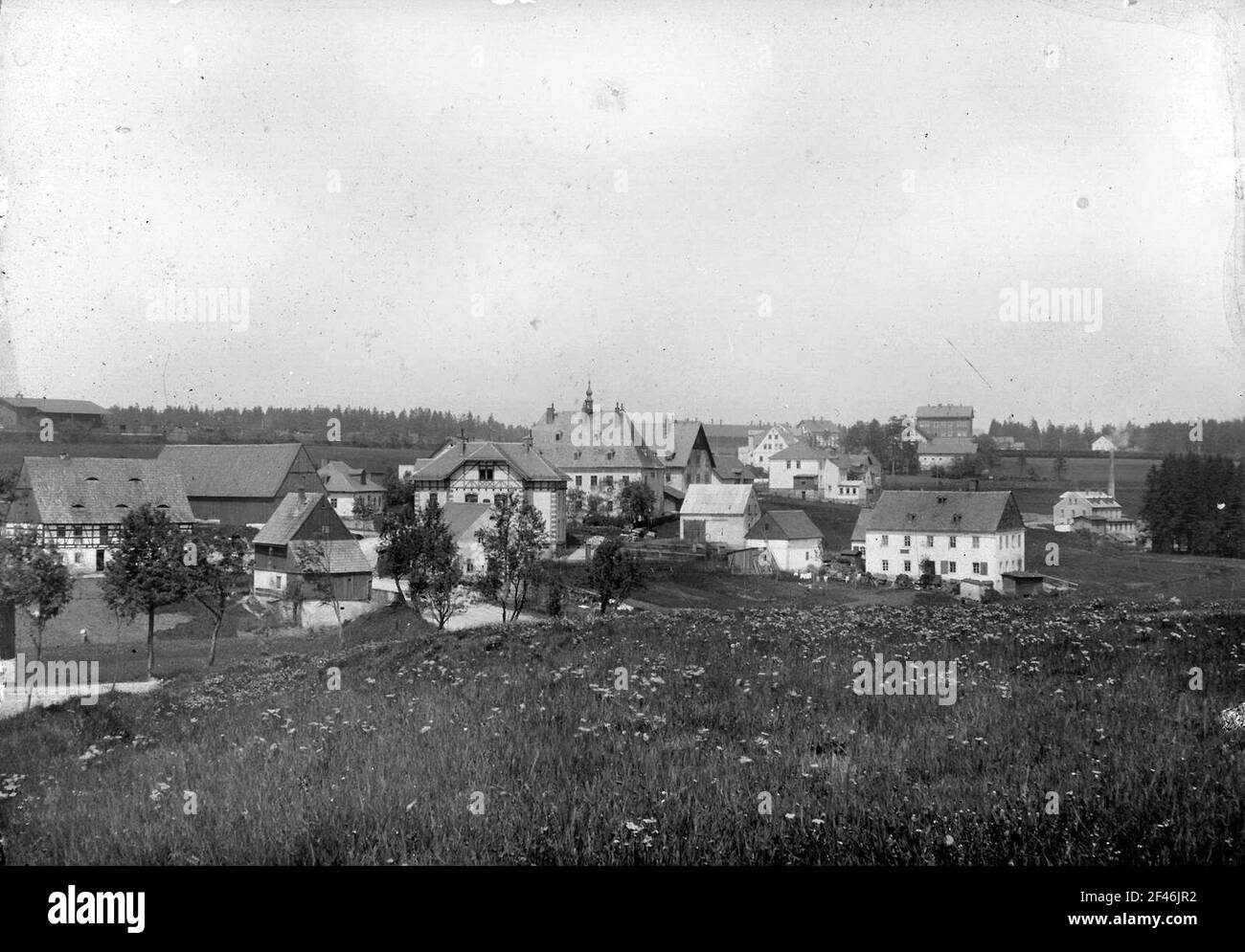 Grenzübergang nach Böhm. Ernährung Stockfoto