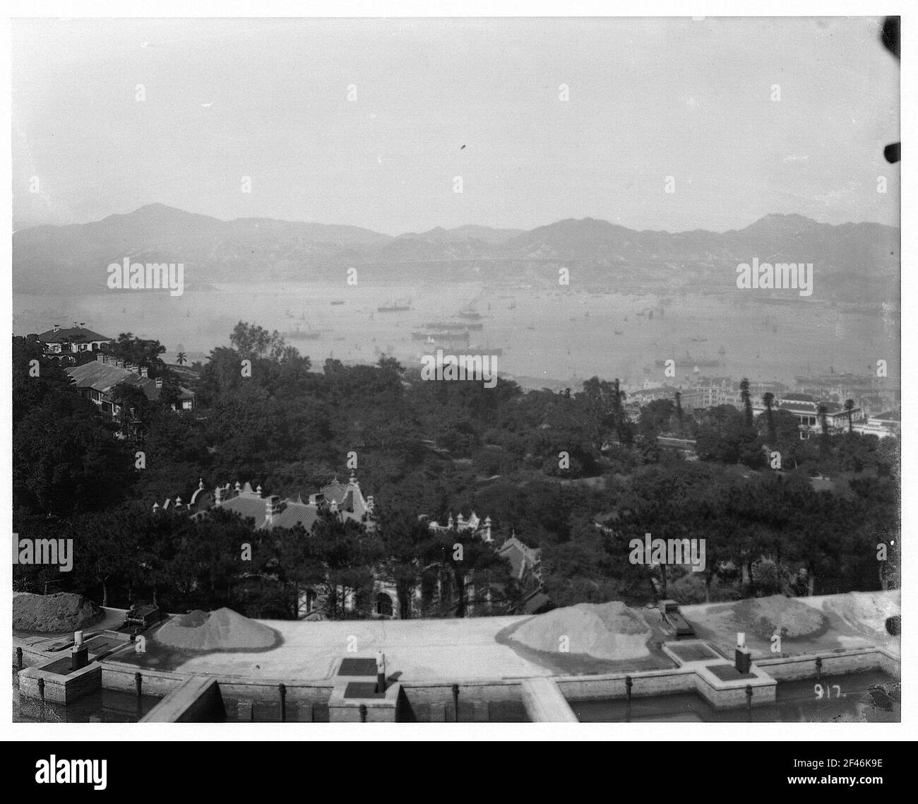 Hafen von Hongkong Stockfoto