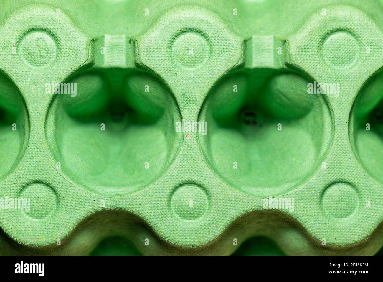 Grün Geformte Karton Textur Hintergrund Stockfoto