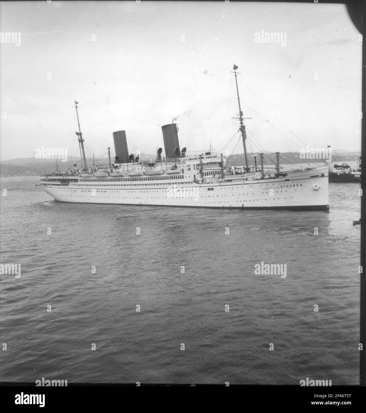 Passagierdampfer 'General von Steuben Stockfoto