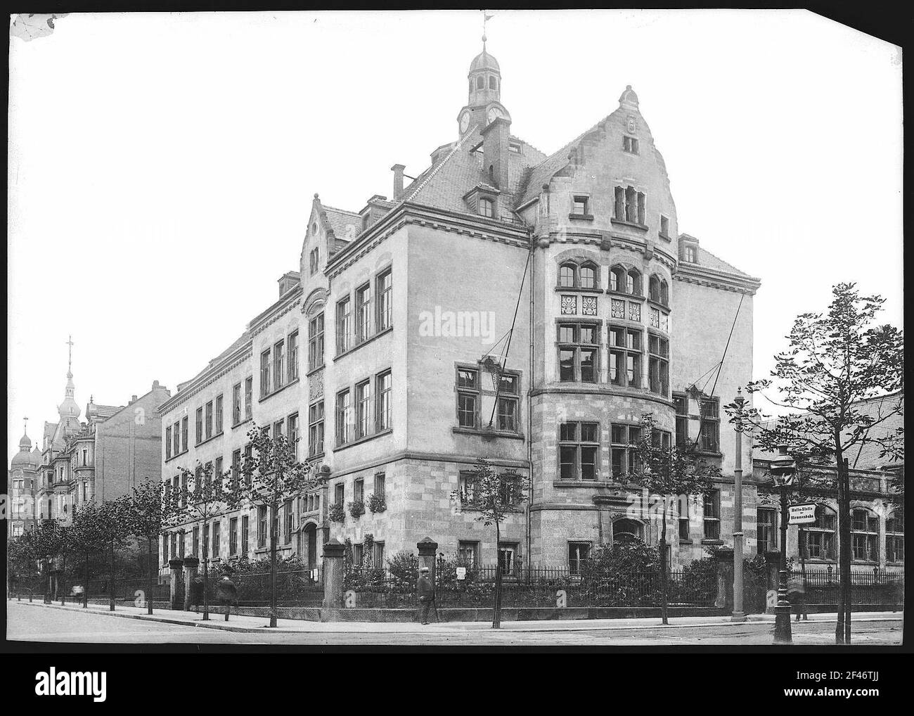 Chemnitz. Schule in der Weststraße Stockfotografie Alamy