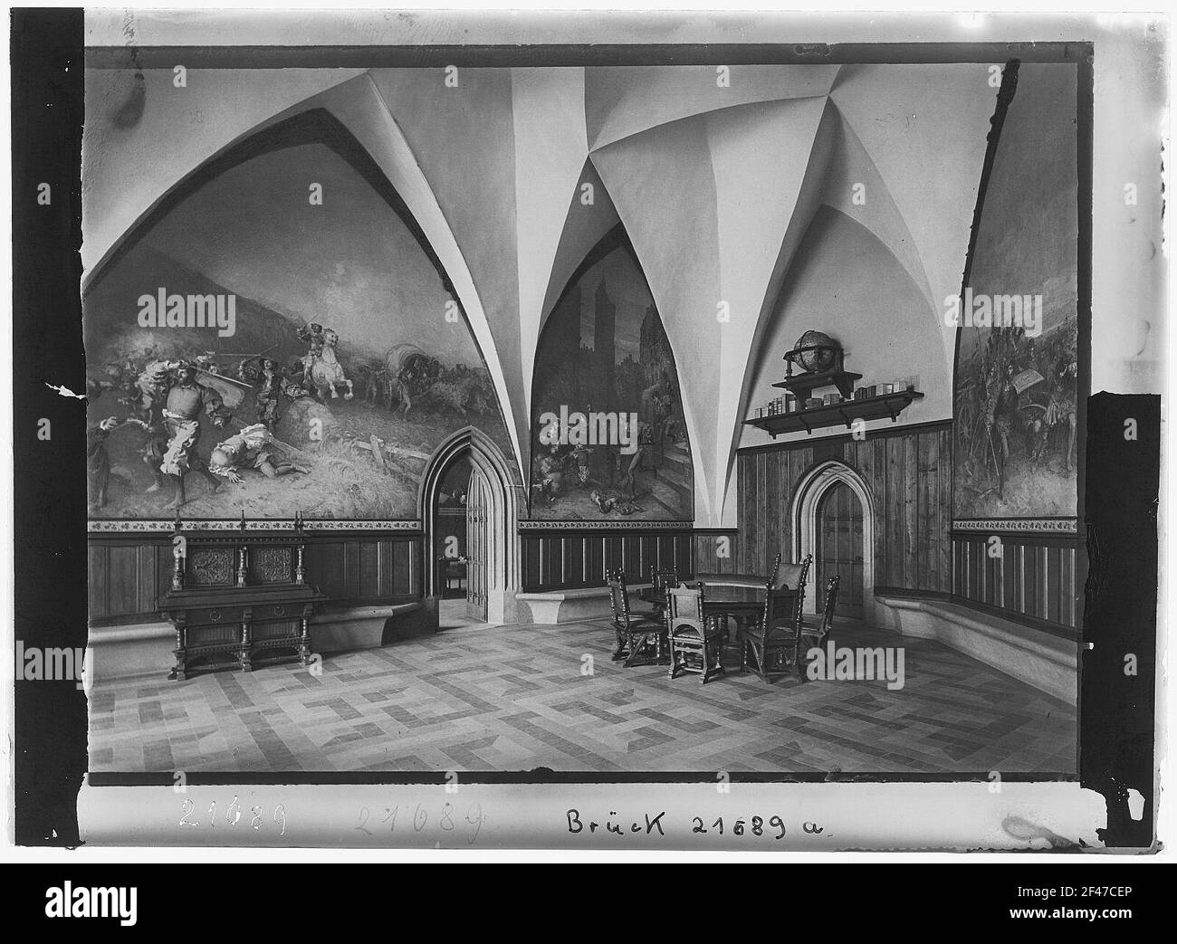 Meißen. Albrechtsburg - Großer Kurfürstenzimmer Stockfoto