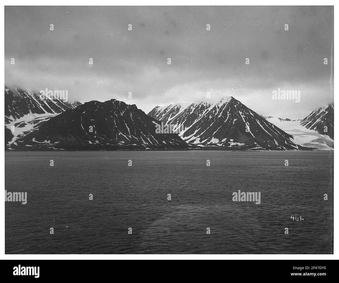 In der Magdalenen Bucht von Spitzbergen Stockfoto