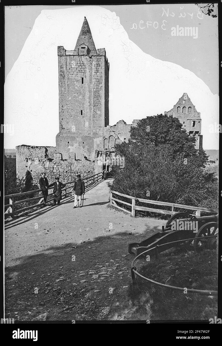 Rudelsburg-Kösen. Eingang Stockfoto