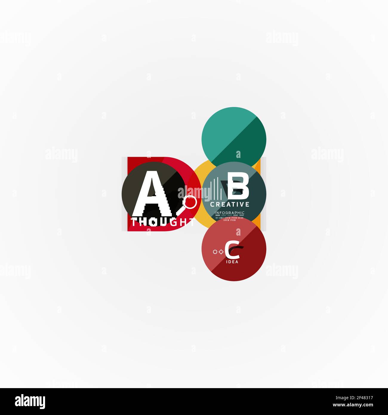 Papier Option Schritte Diagramm Infografik Layout. Papier Option Schritte Diagramm Infografik Layout. Vektor künstlerische Illustration für Business-Präsentation, Web-Banner oder Poster Stock Vektor