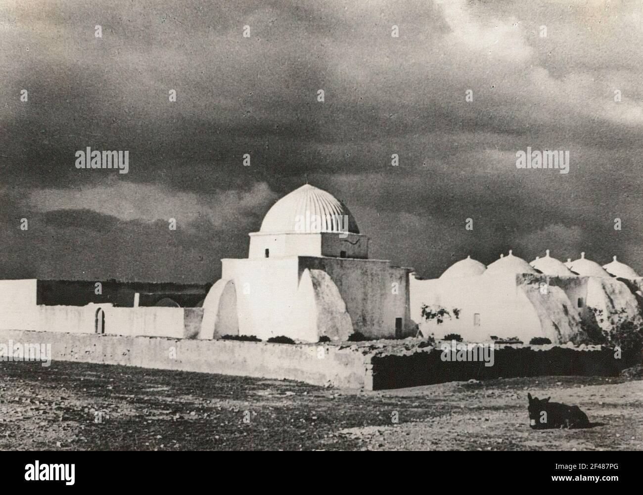 Al-Chums, Libyen. Alte Moschee (12th. Jahrhundert) Stockfoto