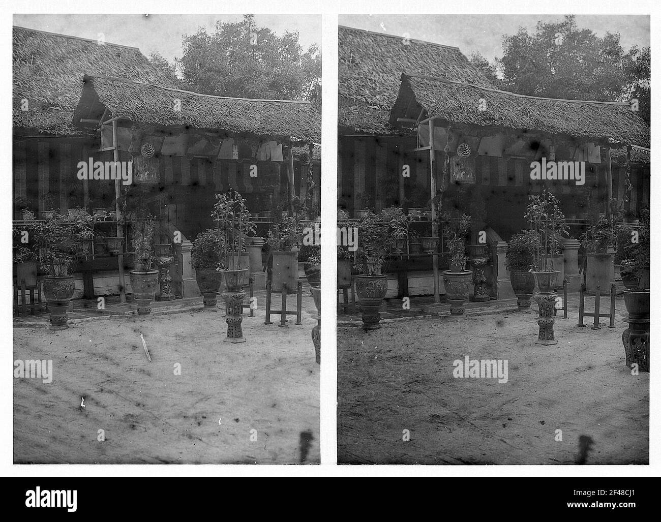 Singapur. Chinesisches Haus Stockfoto