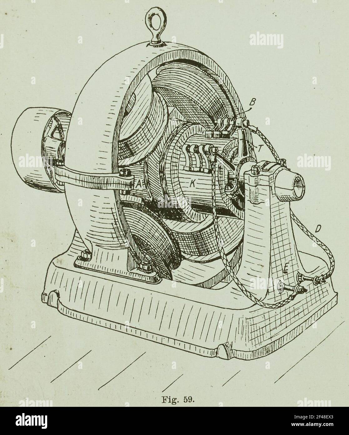Elektromotor Stockfoto