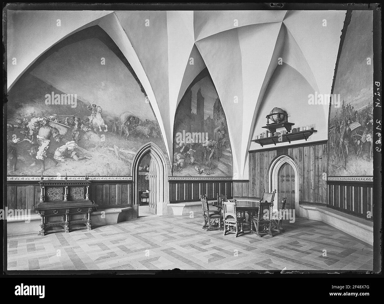 Meißen. Albrechtsburg - Großer Kurfürstenzimmer Stockfoto