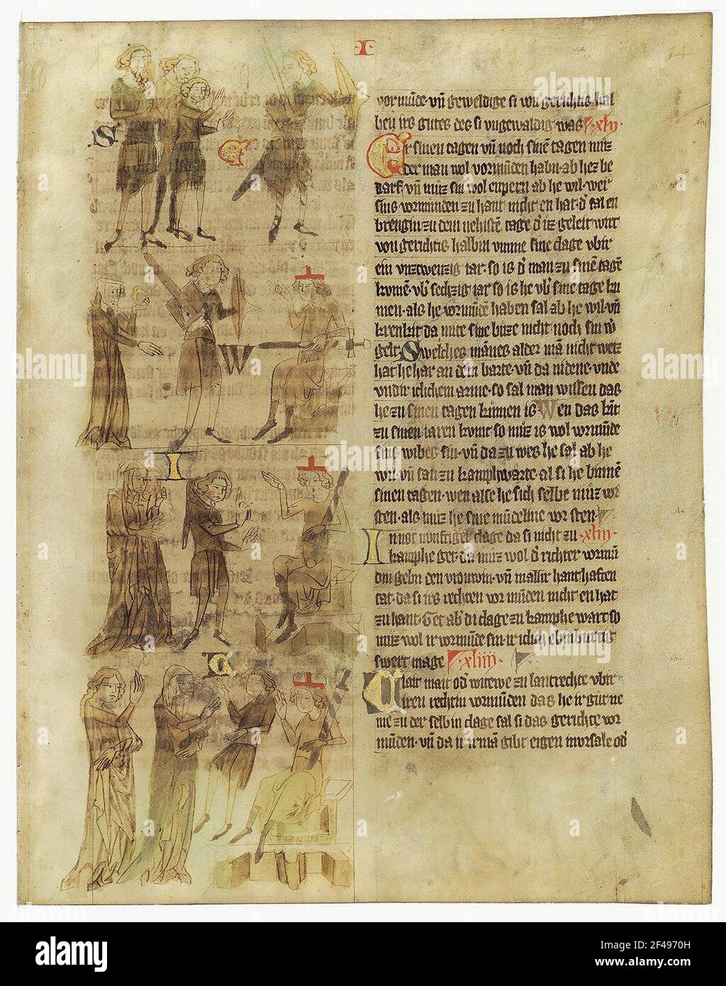 Gesetzbuch des Landes 1 Stockfoto