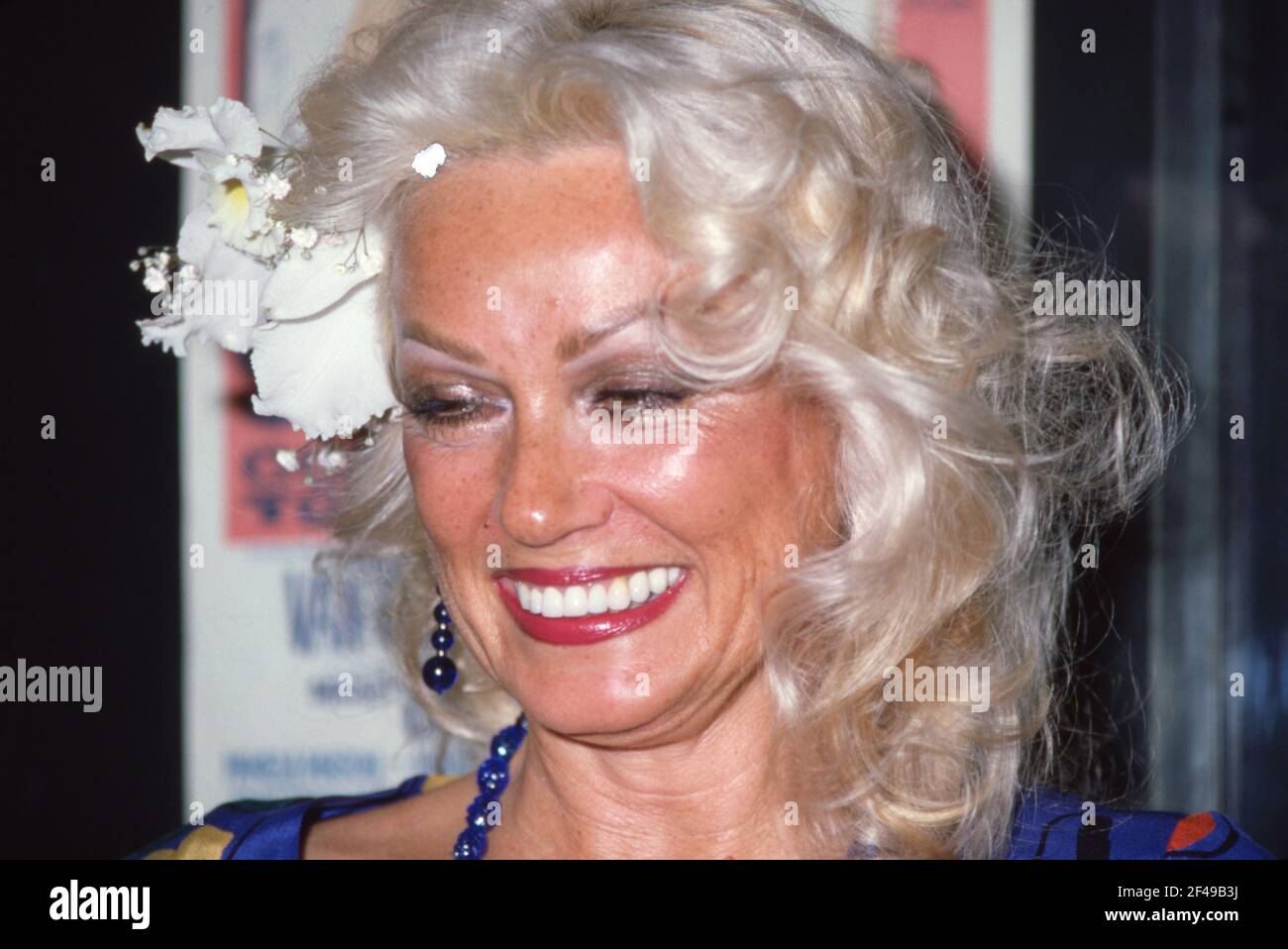 Mamie Van Doren bei der Filmretrospective Hollywoods und Tribute to Mamie Van Doren am 23. April 1984 im Nuart Theatre in Los Angeles, Kalifornien Credit: Ralph Dominguez/MediaPunch Stockfoto