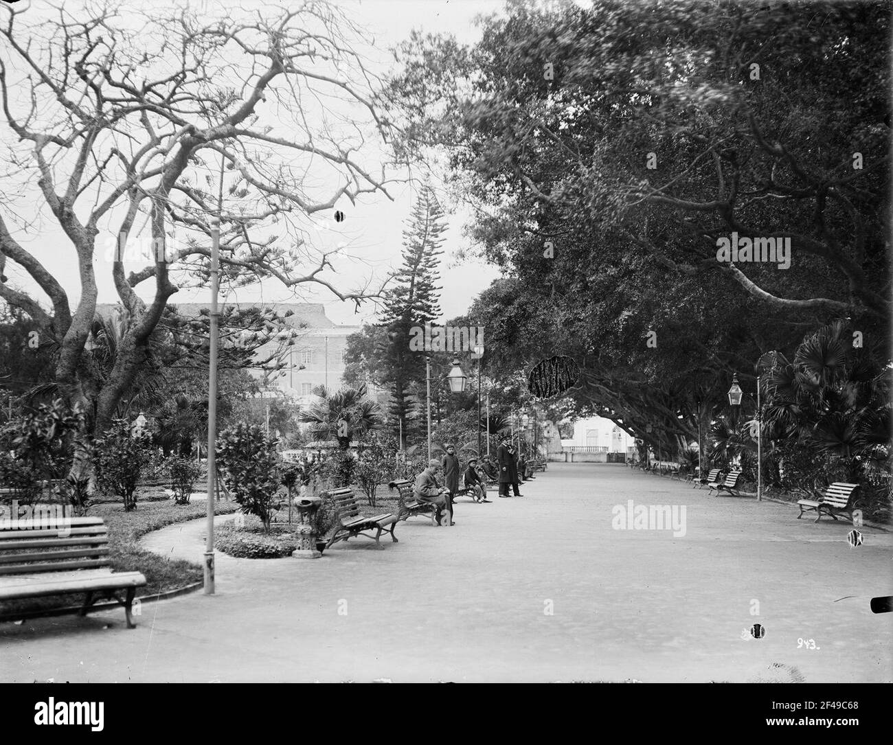 Macau, China. Im Garten der Camoes Stockfoto
