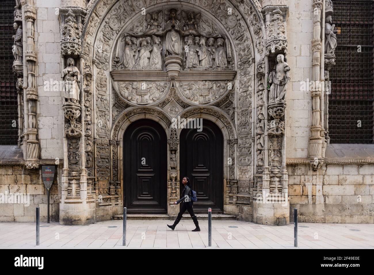 Kirche Nossa Senhora da Conceição Velha in Lissabon (Portugal) Stockfoto