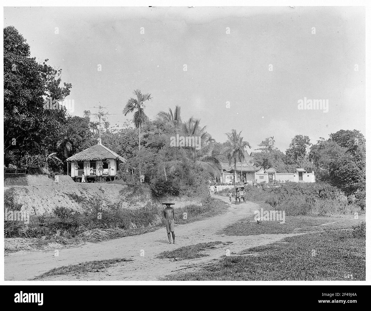 Landschaft in der Nähe von Singapur Stockfoto
