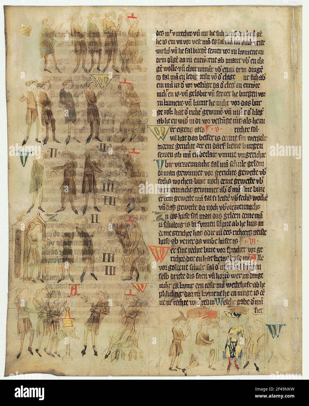 Gesetzbuch des Landes 2 Stockfoto