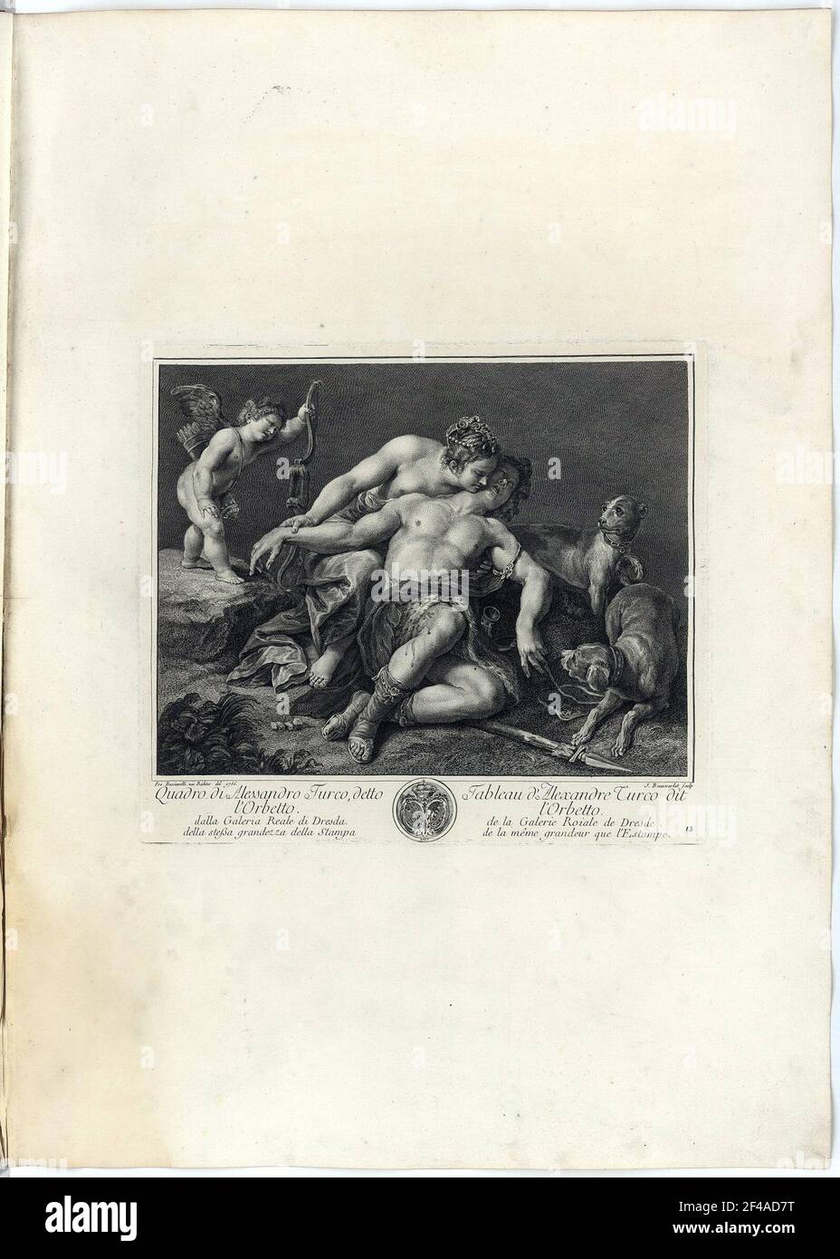 Venus und Adonis Stockfoto Venus und Adonis Stockfoto