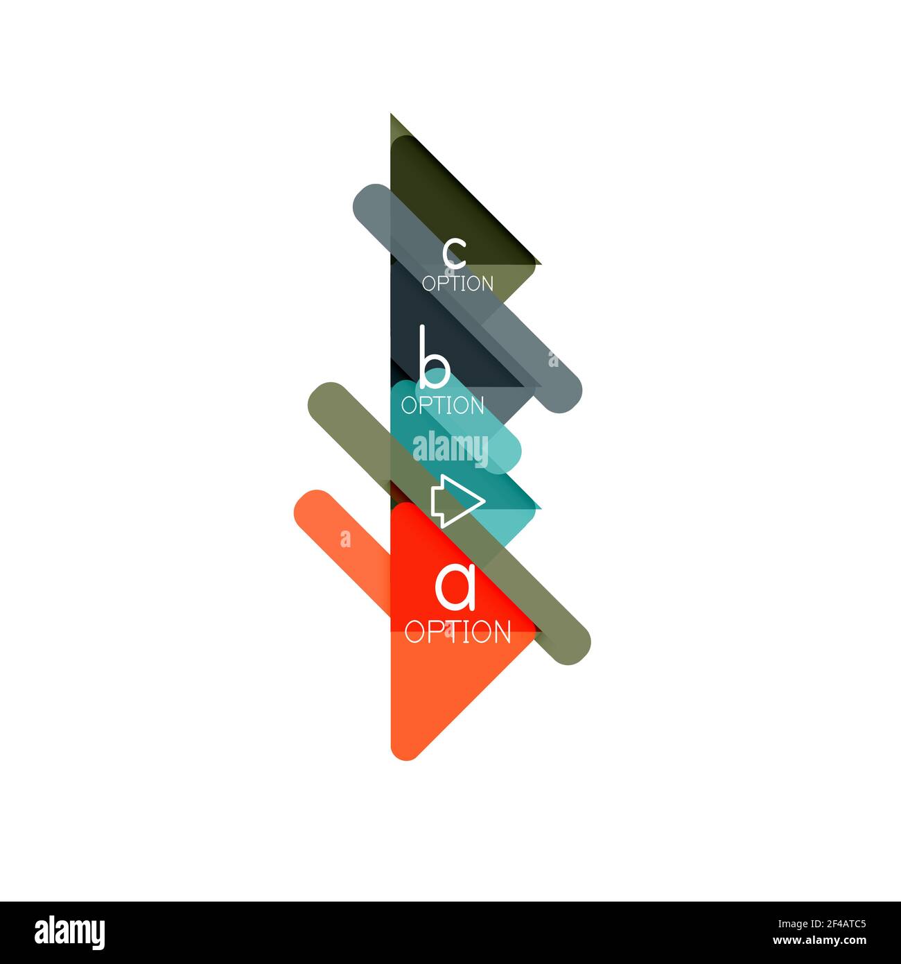 Triangle Data Visualization Design, Option Infografik Layout. Triangle Data Visualization Design, Option Infografik Layout. Vektorgrafik Stock Vektor