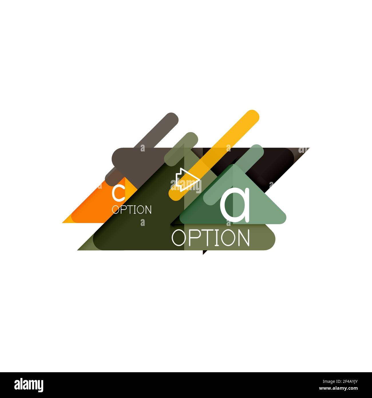 Triangle Data Visualization Design, Option Infografik Layout. Triangle Data Visualization Design, Option Infografik Layout. Vektorgrafik Stock Vektor