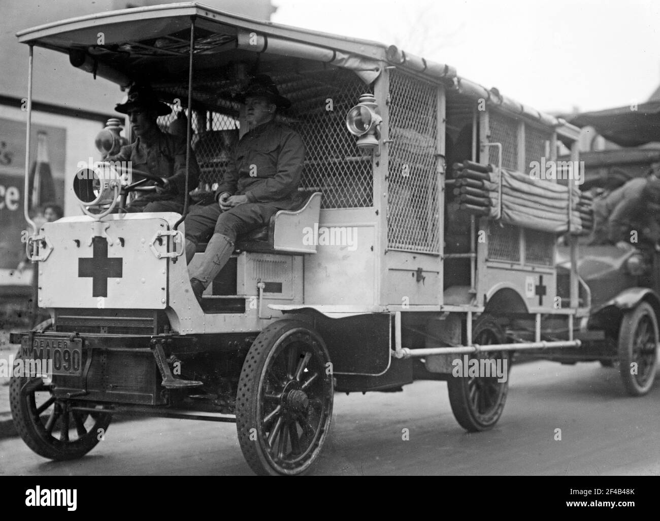 Rotes Kreuz Auto N.G. S.N.Y. CA. 1910-1915 Stockfoto
