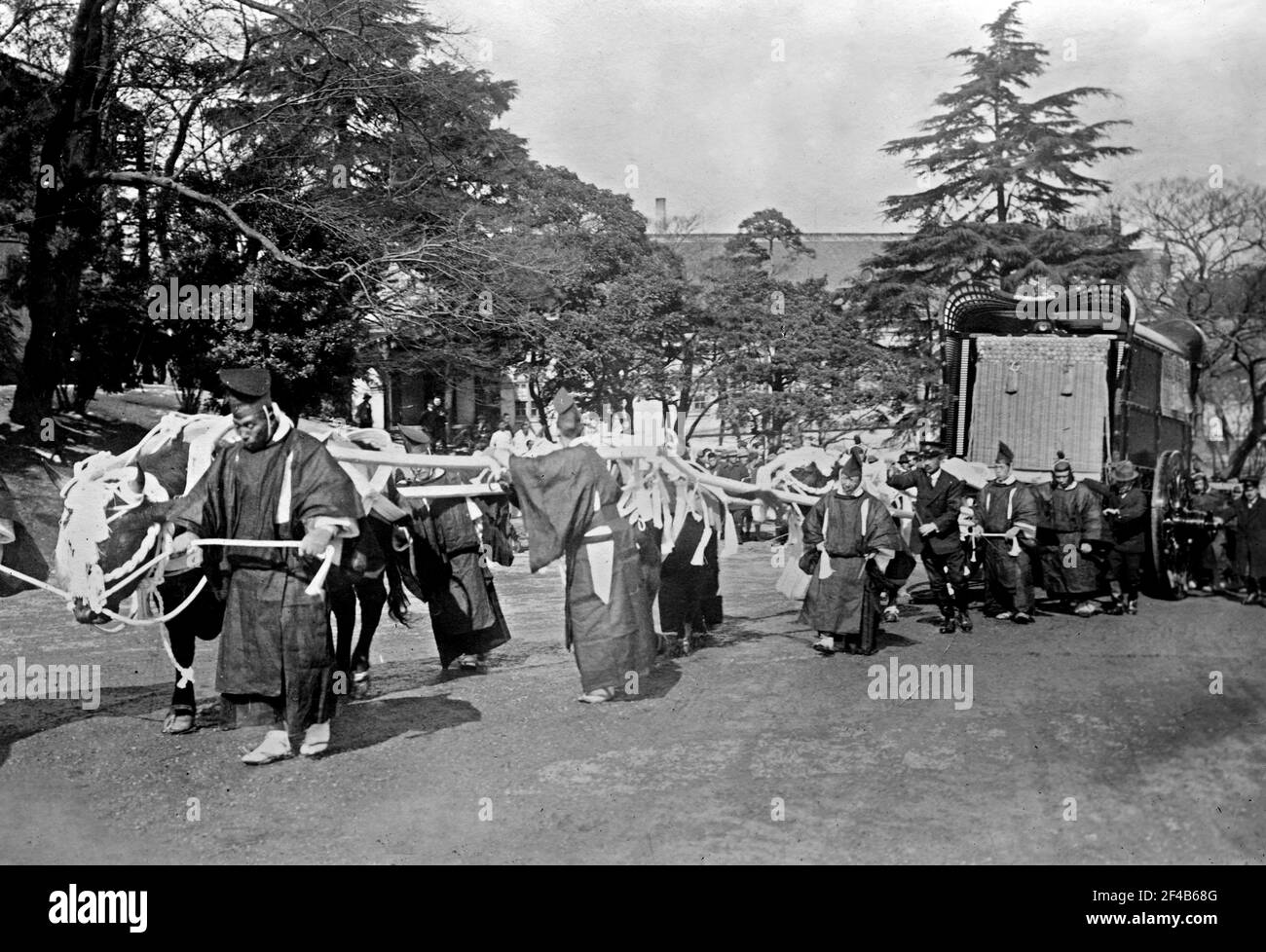 Beerdigung des im Dezember 1926 verstorbenen Kaiser Taisho Stockfoto