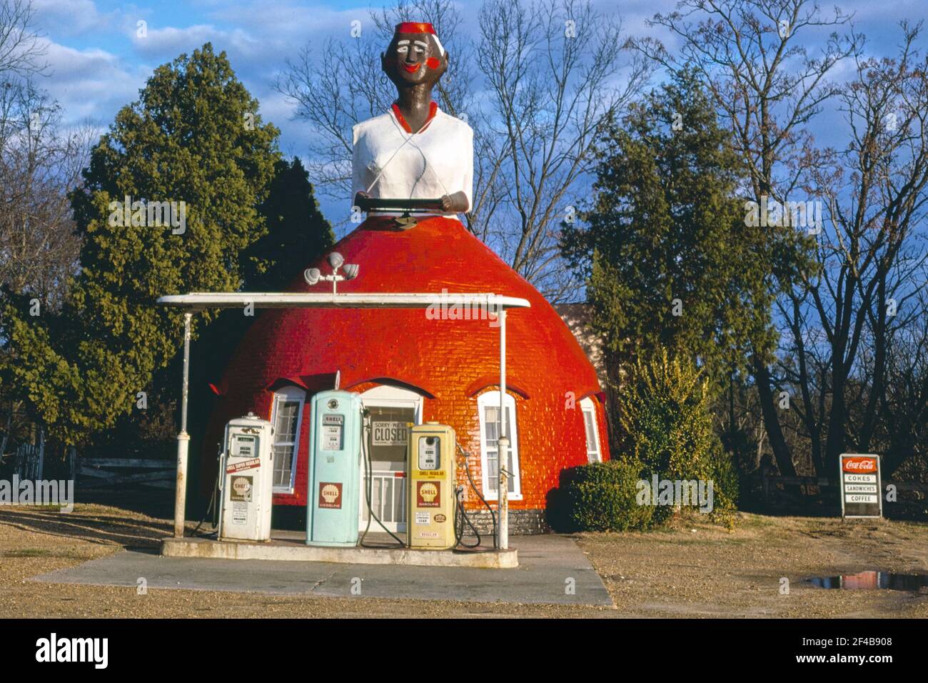 Mammy's Schrank Winkelansicht Route 61 Natchez Mississippi ca. 1979 Stockfoto